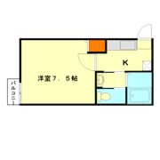 フラッティ丹波口の間取り画像