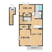 仮称）ブリージアつくば陣場A棟の間取り画像