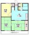 プレジールコスモスB棟の間取り画像