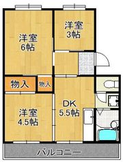 ヴィラナリー門司2棟の間取り画像