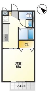 サープラス池田Ⅱの間取り画像