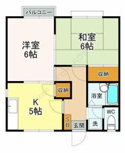 ハイムカトレアの間取り画像