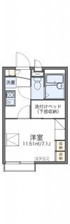 レオパレスベルウッドの間取り画像