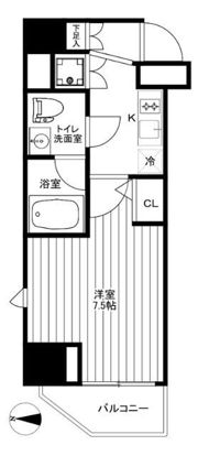 プレスタイル入谷Ⅱの間取り画像