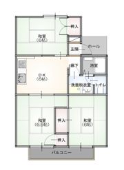 瀬戸ハイツB棟の間取り画像