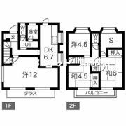 水村戸建 A棟の間取り画像