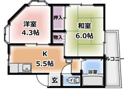 サンパテオの間取り画像