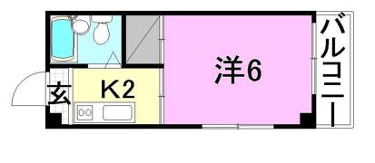 坊ちゃんハイツの間取り画像