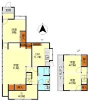 焼山西2丁目7番戸建の間取り画像