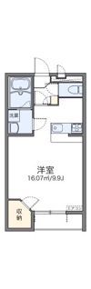 レオパレス蓮台寺公園西の間取り画像