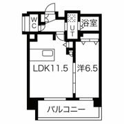 プレサンス難波セレクトの間取り画像