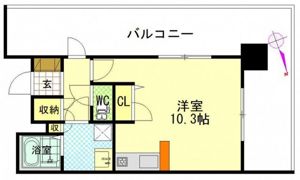 ランドマークシティ相生橋の間取り画像