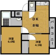 A APARTMENT NISHIICHIの間取り画像