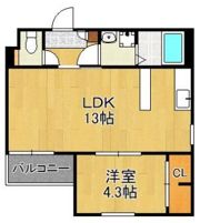 fika城野の間取り画像