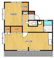 シティベール引野ハイツの間取り画像