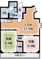 エスピエール砂原の間取り画像