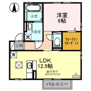 リビングタウン灯明寺 Cの間取り画像