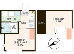 Tクラシア篠崎の間取り画像