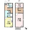 エクレール雲願寺 B棟の間取り画像