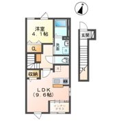 アジュールの間取り画像