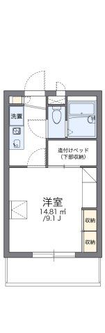 レオパレスかみどうの間取り画像