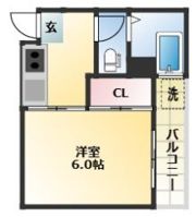 コーポステーションサイドコシべの間取り画像