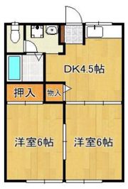 サンヒルズ木屋瀬の間取り画像