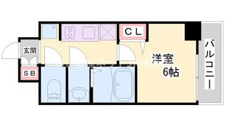 プレサンス兵庫駅前の間取り画像