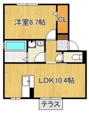 シェルノーブルDの間取り画像