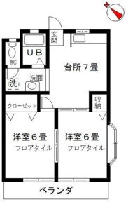 リバーサイドハイツの間取り画像