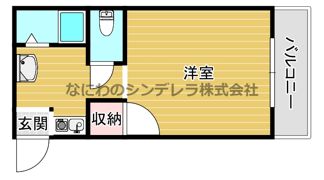 パールシティマンション玉出の間取り画像