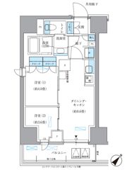 パークアクシス東日本橋の間取り画像