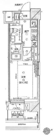 レグラス横浜吉野町の間取り画像