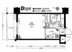 エルミタージュ横濱阪東橋の間取り画像