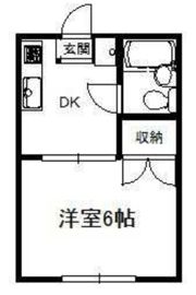 コーポ国木田の間取り画像