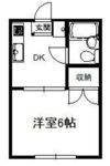 コーポ国木田の間取り画像