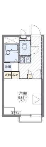 レオパレス萬貮番館の間取り画像