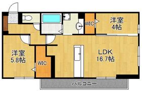 アピアランス中井の間取り画像