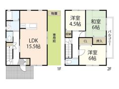 戸坂山根2丁目戸建 Fの間取り画像