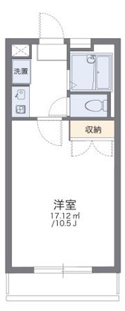 レオパレスIZUMIの間取り画像