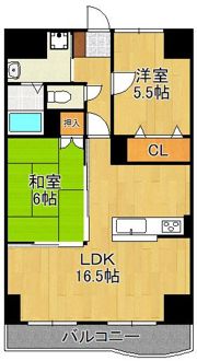 アヴァンセ陣原駅前の間取り画像