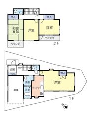 滝頭1丁目戸建の間取り画像