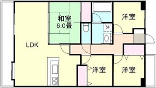 アビダシオン奉還町の間取り画像