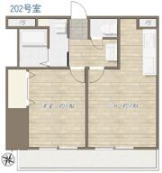 アート美原町マンションの間取り画像