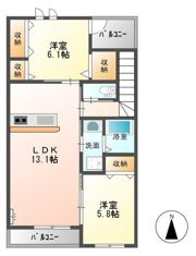 アクアマリンの間取り画像