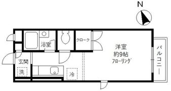 リジェールむさしのの間取り画像