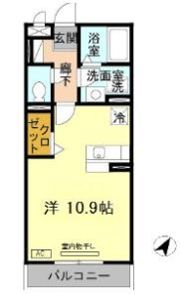 ローズコート芦屋の間取り画像