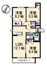 サン・モール大福の間取り画像