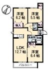 サン・モール大福の間取り画像