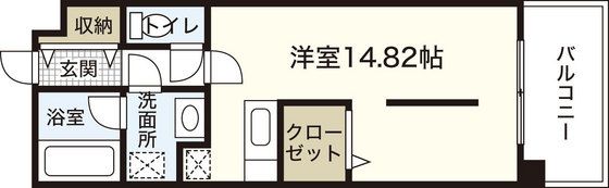 ライフメント平和大通りの間取り画像